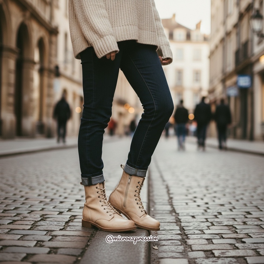 $399 Frye Veronica Combat Tan Cream Distressed Leather Lace Up Vintage Moto Boot - Picture 15 of 15